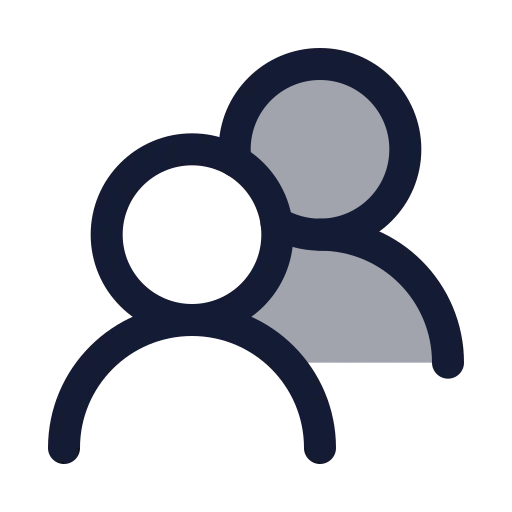 Users Round Icon in Duotone Rounded style