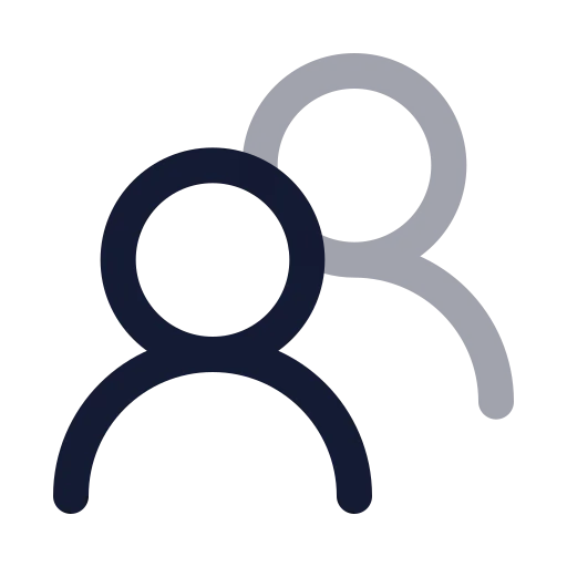Users Round Icon in Twotone Rounded style