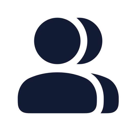 Users Icon in Solid Rounded style