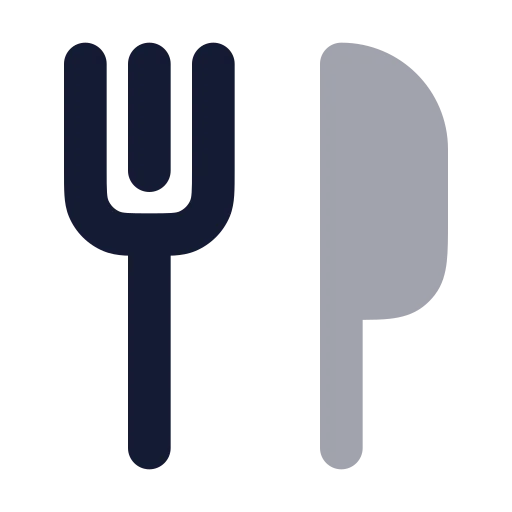 Utensils Icon in Bulk Rounded style