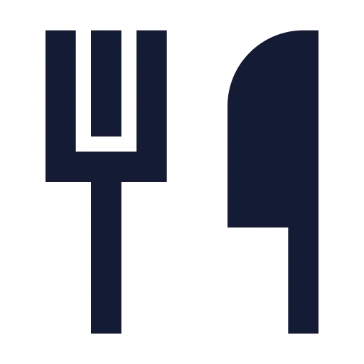 Utensils Icon in Solid Sharp style