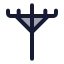 Utilitypole icon with duotone standard style