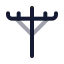 Utilitypole icon with twotone rounded style