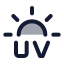 Uv icon with duotone standard style