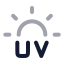 Uv icon with twotone rounded style