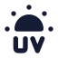 Uv icon with solid rounded style