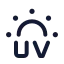 Uv icon with stroke standard style