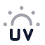 Uv icon with twotone rounded style