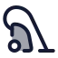 Vacuumcleaner icon with duotone rounded style