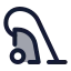 Vacuumcleaner icon with duotone standard style