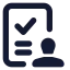 Validationapproval icon with solid standard style