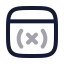 Variable icon with twotone rounded style
