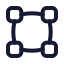 Vectorsquare icon with stroke standard style