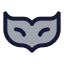 Venetianmask icon with duotone standard style