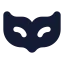 Venetianmask icon with solid rounded style