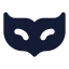 Venetianmask icon with solid standard style