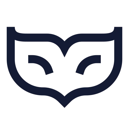 Venetian Mask Icon in Stroke Sharp style