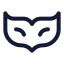 Venetianmask icon with stroke standard style