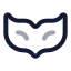 Venetianmask icon with twotone rounded style
