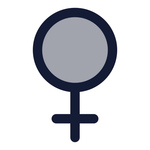 Venus Icon in Duotone Rounded style