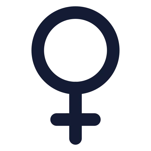 Venus Icon in Solid Rounded style