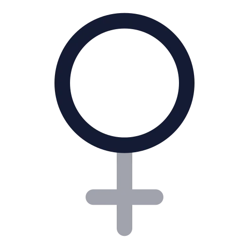 Venus Icon in Twotone Rounded style