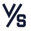 Versus icon with solid sharp style