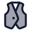 Vest icon with duotone rounded style