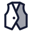 Vest icon with duotone standard style