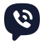 Viber icon with solid standard style