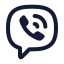 Viber icon with stroke standard style