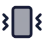 Vibrate icon with duotone standard style