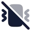 Vibrateoff icon with bulk rounded style