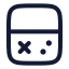 Videoconsole icon with stroke rounded style