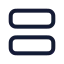 Viewagenda icon with stroke rounded style