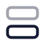 Viewagenda icon with twotone rounded style
