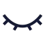 Viewoff icon with stroke sharp style