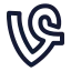 Vine icon with stroke standard style