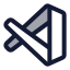 Visualstudiocode icon with duotone standard style