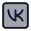 Vksquare icon with duotone standard style