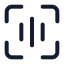 Voiceid icon with stroke standard style