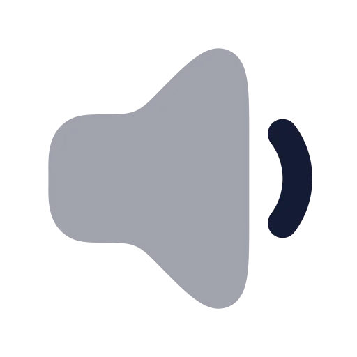 Volume 01 Icon in Bulk Rounded style