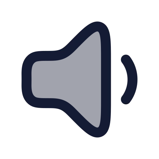 Volume 01 Icon in Duotone Rounded style