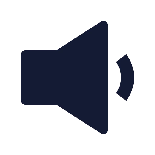 Volume 01 Icon in Solid Sharp style