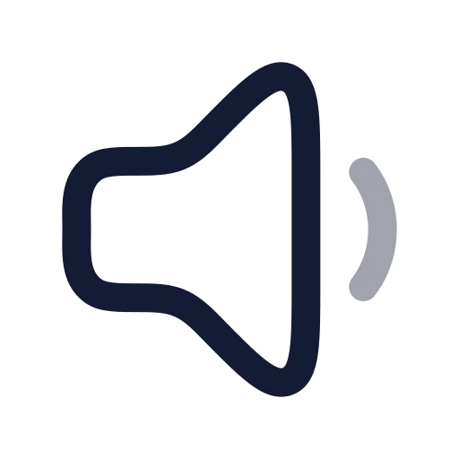 Volume 01 Icon in Twotone Rounded style