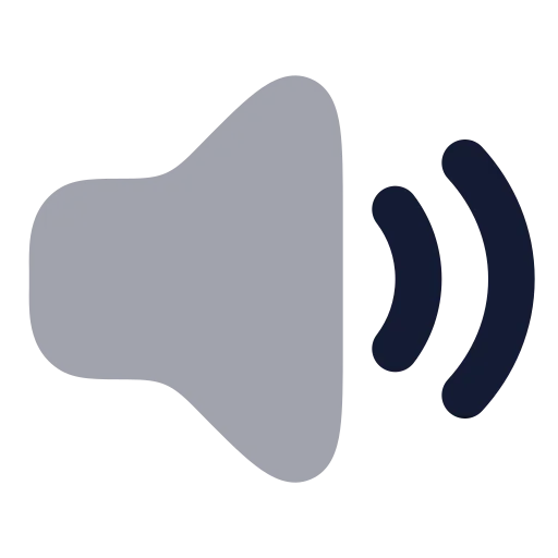 Volume 02 Icon in Bulk Rounded style