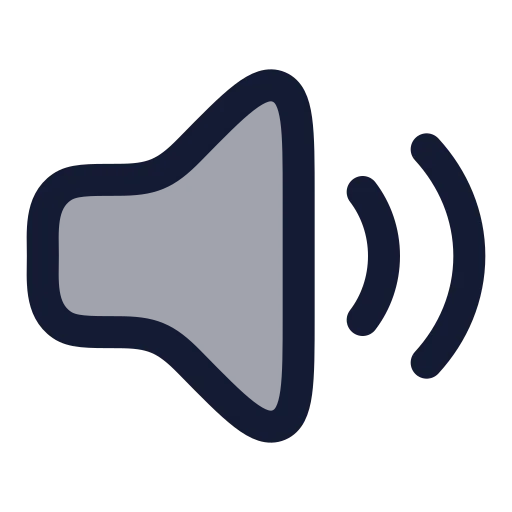 Volume 02 Icon in Duotone Rounded style