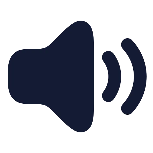 Volume 02 Icon in Solid Rounded style