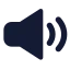 Volume icon with solid standard style