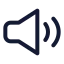 Volumehigh icon with stroke standard style